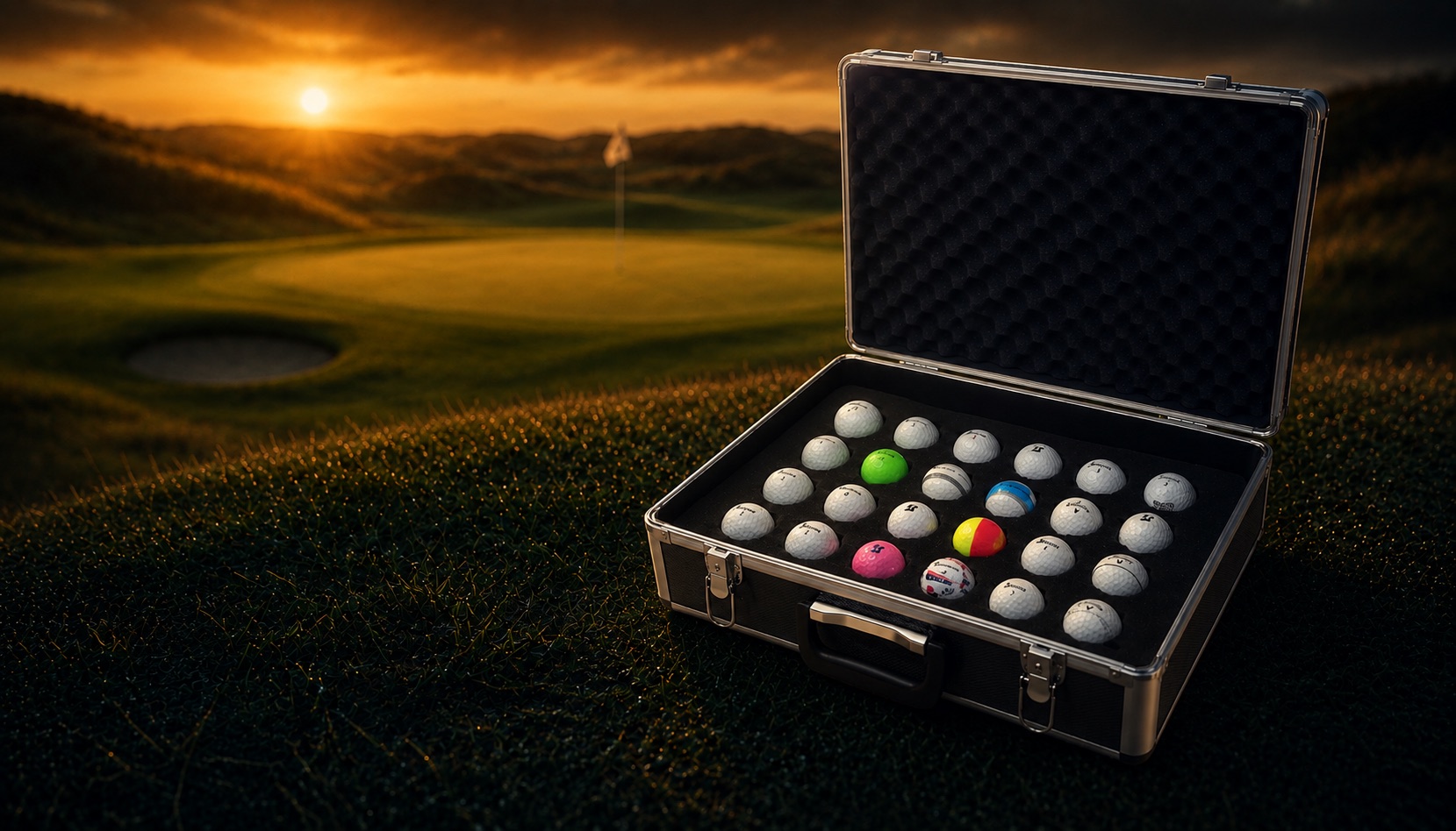 KaddieIQ BallFIT launch competition — a case of 24 assorted golf balls, the prize for three subscriber draws