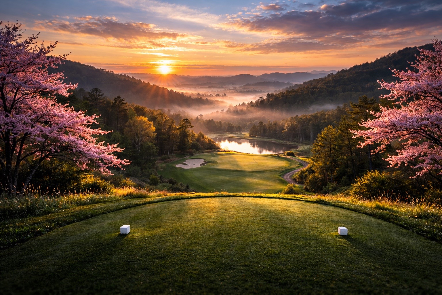 KaddieIQ golf course hero background